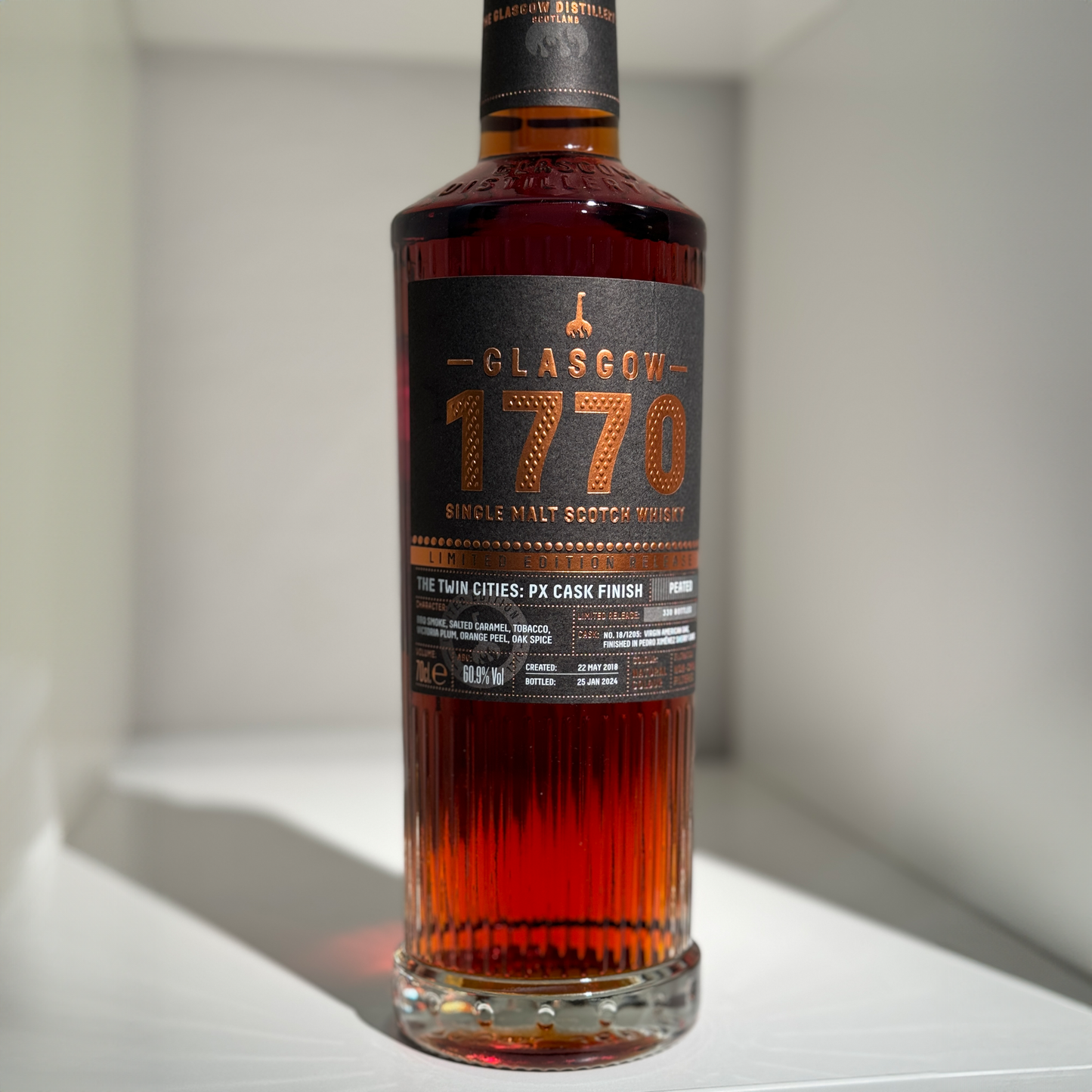 글래스고 1770 5년숙성, 뉘른베르크 빌리지 위스키 페스티벌 기념보틀, 버진 아메리칸 오크 캐스크 & PX캐스크 피니쉬, 60.9%, 700 ml