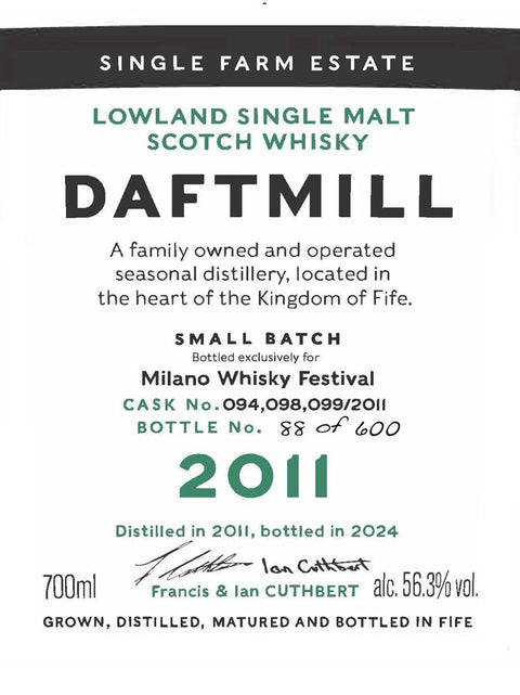 다프트밀 2011/2024, 12년 스몰배치 56.3%