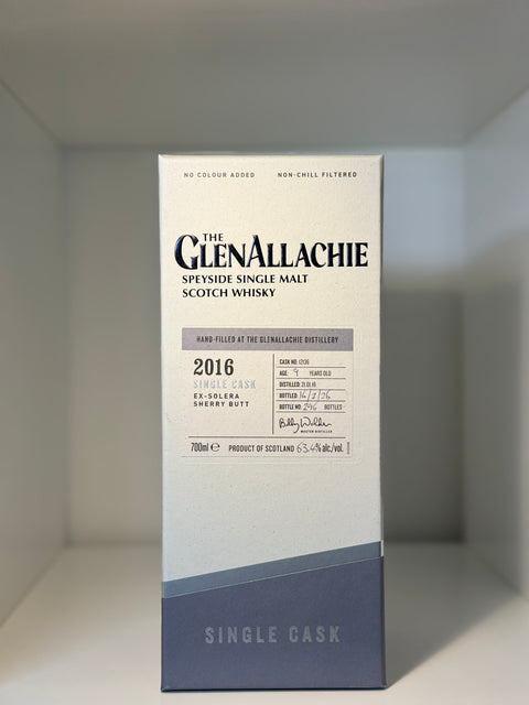 글렌알라키 핸드필 솔레라 캐스크 9년 숙성, 63.4%