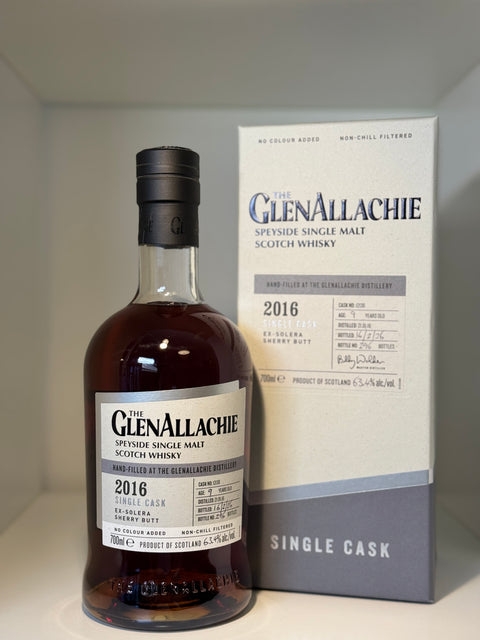 글렌알라키 핸드필 솔레라 캐스크 9년 숙성, 63.4%