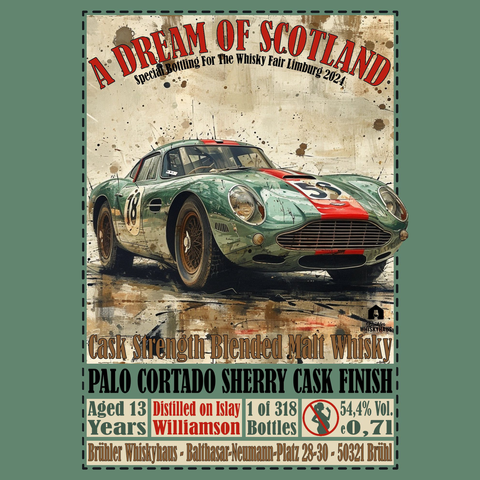 아도스 - 윌리암슨/라프로익 13년 숙성, 54.4%, 2024릴리즈, 팔로 코르타도 셰리 캐스크 피니쉬