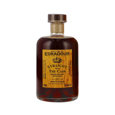 에드라두어 2013/2024, 10년 숙성 SFTC, 캐스크 스트랭스, 59.9%, 셰리 벗 숙성, 923병 한정, 500ml / 나무상자