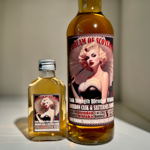 [100미리 바이알] 아도스 - 마를린 먼로 / 블렌디드 위스키 30년숙성 43.3%, 버번캐스크숙성 & 소테른 캐스크 피니쉬, 100ml