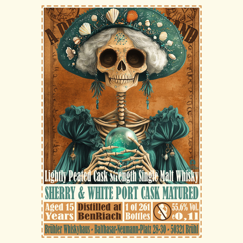 아도스 - 벤리악 15년 숙성, 셰리 & 화이트 포트 캐스크 매쳐드, 55.6% - [세금 불포함]