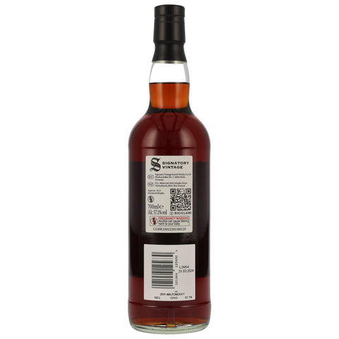 밀튼더프 2011/2024 12년 숙성, 시그나토리 100프루프 시리즈 #14, 57.1%, 70cl